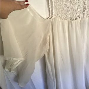 white crochet festival dress